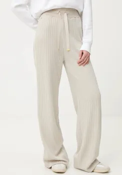Colmar pantaloni culoarea bej, lat, high waist, 9257.9ZX imagine