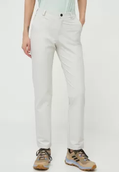 Colmar pantaloni femei, culoarea bej, drept, medium waist imagine
