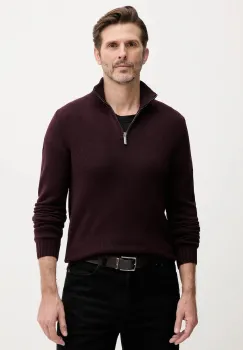 Colmar pulover de lana culoarea maro, cu turtleneck, 4472.5YR imagine