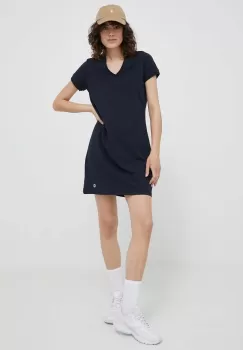 Colmar rochie culoarea albastru marin, mini, drept imagine