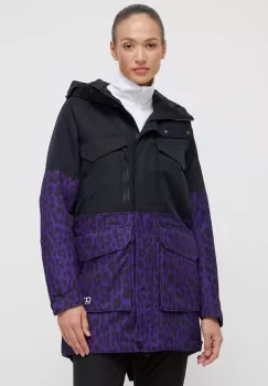 Colourwear geaca Gritty culoarea violet imagine