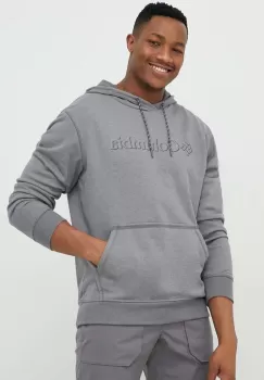 Columbia bluza barbati, culoarea gri, cu gluga, cu imprimeu imagine