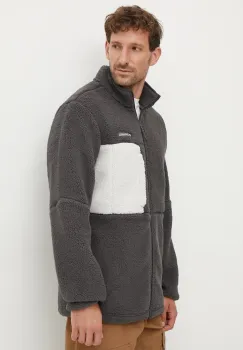 Columbia bluza barbati, culoarea gri, neted imagine