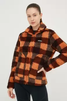 Columbia bluza femei, culoarea albastru marin, modelator imagine