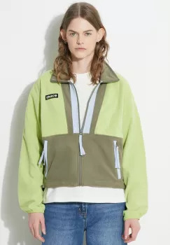 Columbia bluza femei, culoarea verde, modelator imagine