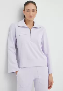 Columbia bluza femei, culoarea violet, neted imagine