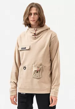 Columbia bluza Field Creek Hoodie barbati, culoarea bej, cu gluga, neted 1993243-271 imagine