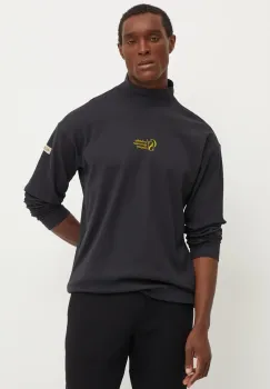 Columbia bluza Wallowa barbati, culoarea negru, cu imprimeu, 2090861 imagine
