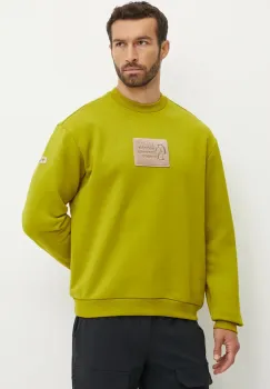 Columbia bluza Wallowa Fleece barbati, culoarea verde, cu imprimeu, 2090811 imagine
