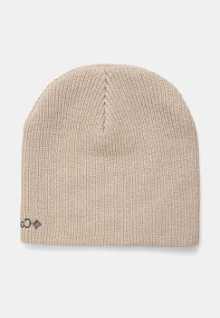 Columbia caciula culoarea bej, din tricot gros imagine