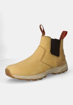 Columbia cizme chelsea din nubuc Landroamer Scout culoarea bej, 2077391 imagine