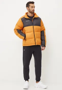 Columbia geaca barbati, culoarea portocaliu, de iarna imagine