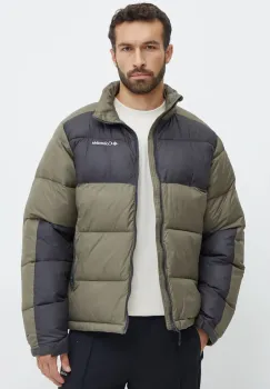 Columbia geaca barbati, culoarea verde, de iarna imagine