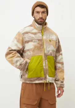 Columbia geaca cu doua fete Wallowa Panorama Reversible barbati, culoarea verde, de tranzitie, 2090781 imagine