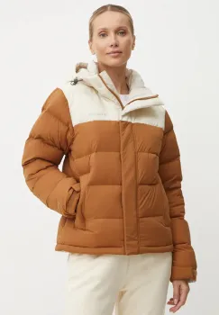 Columbia geaca de puf Bulo Point III Down femei, culoarea maro, de iarna, 2085061 imagine