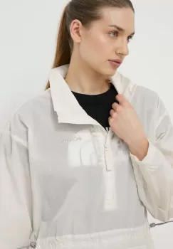 Columbia geaca femei, culoarea bej, de tranzitie, oversize imagine