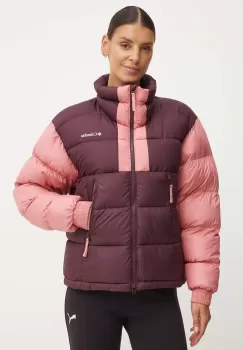 Columbia geaca femei, culoarea bordo, de iarna imagine