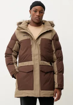 Columbia geaca Marquam Peak culoarea verde, de iarna, 2088121 imagine