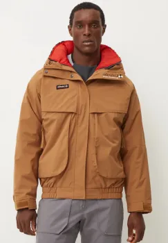 Columbia geaca Powderkeg II Remastered Interchange barbati, culoarea maro, de tranzitie, 2097221 imagine