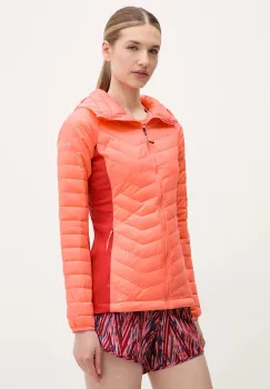 Columbia geaca sport Powder Pass II culoarea roz, 2126122 imagine