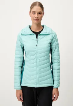 Columbia geaca sport Powder Pass II culoarea turcoaz, 2126122 imagine