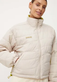 Columbia geaca Wallowa Insulated femei, culoarea gri, de tranzitie, oversize, 2090751 imagine