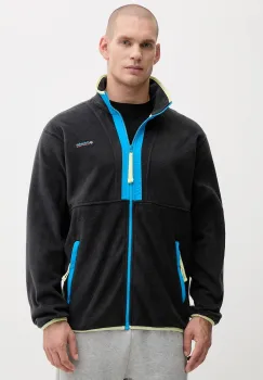 Columbia hanorac fleece Backbowl II Full Zip Fleece culoarea gri, uni, 2090851 imagine