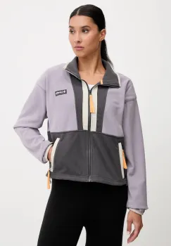 Columbia hanorac fleece Backbowl II FZ Fleece culoarea negru, cu model, 2092163 imagine