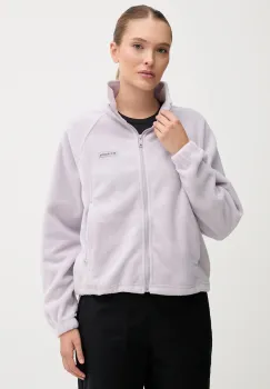 Columbia hanorac fleece Benton Springs culoarea violet, uni, 2136221 imagine