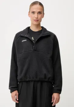 Columbia hanorac fleece Jasper culoarea negru, uni, 2142381 imagine