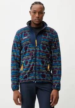 Columbia hanorac in aer liber Sequoia Grove culoarea bleumarin, cu model, 2135511 imagine