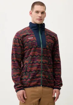 Columbia hanorac in aer liber Sequoia Grove culoarea bordo, cu model, 2135511 imagine