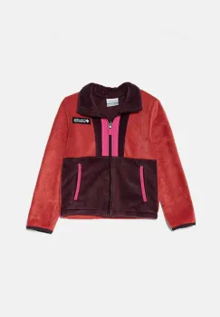 Columbia hanorac polar pentru copii Back Bowl culoarea rosu, modelator, 2087801 imagine