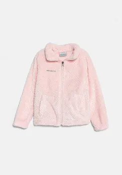 Columbia hanorac polar pentru copii Fire Side culoarea roz, neted, 1799083 imagine