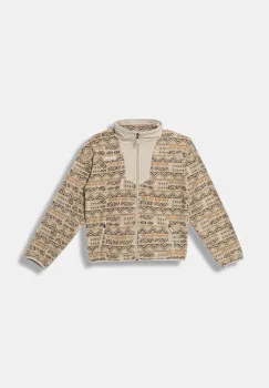 Columbia hanorac polar pentru copii Sequoia Grove culoarea bej, cu imprimeu, 2134961 imagine