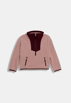 Columbia hanorac polar pentru copii Sequoia Grove culoarea rosu, cu model, 2087651 imagine