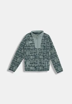 Columbia hanorac polar pentru copii Sequoia Grove culoarea turcoaz, cu imprimeu, 2134961 imagine