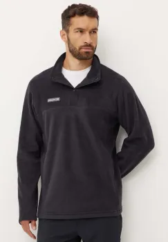 Columbia hanorac Steens Mountain Half Snap culoarea negru, modelator, 2097721 imagine