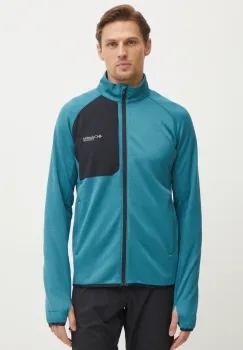 Columbia hanorac Triple Canyon culoarea verde, neted, 2094963 imagine