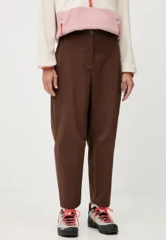 Columbia pantaloni de exterior Granite Point culoarea maro, 2135391 imagine