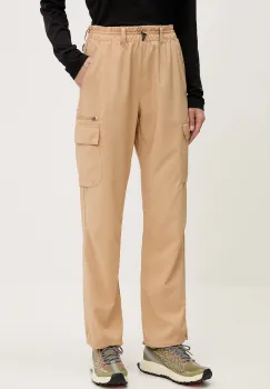 Columbia pantaloni de exterior Skien Valley culoarea bej, 2119143 imagine