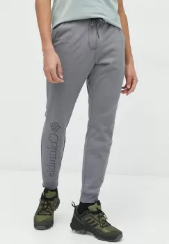 Columbia pantaloni de trening barbati, culoarea gri, cu imprimeu imagine