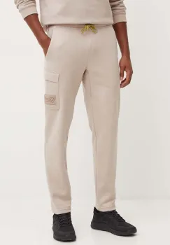 Columbia pantaloni de trening Wallowa Fleece culoarea bej, neted, 2090821 imagine