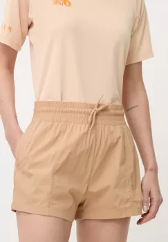 Columbia pantaloni scurti outdoor Boundless Trek Active culoarea bej, modelator, high waist, 2073124 imagine