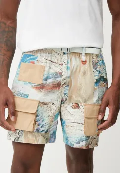 Columbia pantaloni scurti outdoor Cove Beach culoarea bej, 2126501 imagine