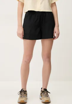 Columbia pantaloni scurti outdoor Endless Strand culoarea negru, neted, high waist, 2119234 imagine