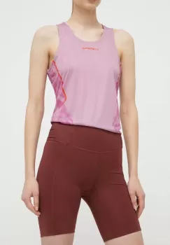 Columbia pantaloni scurti sport Boundless Trek femei, culoarea bordo, neted, high waist, 2074471 imagine