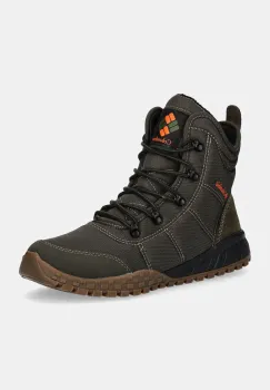 Columbia pantofi Fairbanks barbati, culoarea verde, izolat, 2100831 imagine