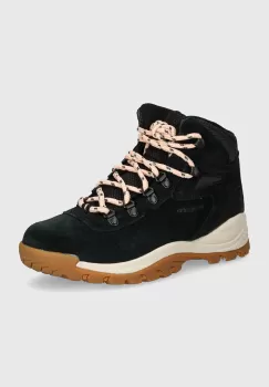 Columbia pantofi Newton Ridge Plus Waterproof femei, culoarea negru imagine