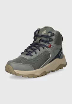 Columbia pantofi Trailstorm Ascend Mid Waterproof femei, culoarea gri, 2100151 imagine
